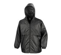 Result Mens Core Lightweight Waterproof Shield Windproof Jacket (XL) (Black)