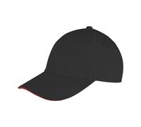 Result Men's Core Memphis Sandwich Peak Cap in Black Result Black One Size