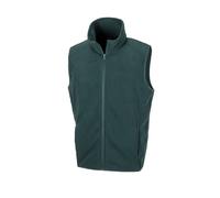 Result Men's Core Microfleece Gilet in Green | Size: Medium Result Green M