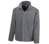 Result Men's Core Micron Anti Pill Fleece Jacket in Charcoal | Size: 3XL Result Charcoal 3XL