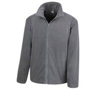 Result Men's Core Micron Anti Pill Fleece Jacket in Charcoal | Size: Small Result Charcoal S