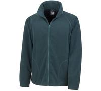 Result Men's Core Micron Anti Pill Fleece Jacket in Green | Size: Medium Result Green M