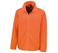 Result Men's Core Micron Anti Pill Fleece Jacket in Orange | Size: Large Result Orange L