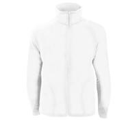 Result Men's Core Micron Anti Pill Fleece Jacket in White | Size: Small Result White S