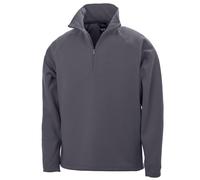 (L, Charcoal) Result Mens Core Micron Anti-Pill Fleece Top