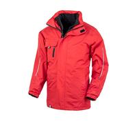 Result Men's Core Printable 3-In-1 Transit Jacket in Red | Size: Medium Result Red M
