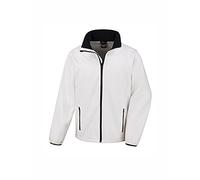 Result Men's Core Printable Soft Shell Jacket, Red (Red/blk), XXXX-Large(Size:4XL)