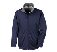 Result Men's Core Soft Shell 3 Layer Waterproof Jacket in Navy | Size: Large Result Navy L
