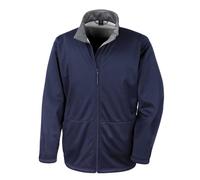 Result Men's Core Soft Shell 3 Layer Waterproof Jacket in Navy | Size: Large Result Navy L