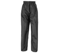 Result Men's Core Stormdri Rain Over Trousers Pants in Black | Size: 3XL Result Black 3XL