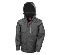 Result Men's Denim Texture Rugged Jacket R326X - Hardwearing Winter Warm Coat