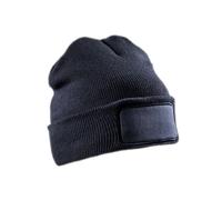 Result Men's Double Knit Thinsulate Printers Beanie in Navy Result Navy One Size