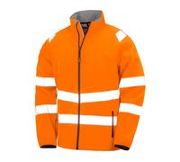Result Mens Double Layered Recycled Safety Soft Shell Jacket / N/A N/A RW9887