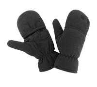 Result Men's Fingerless Gloves in Black | Size: Large/XL Result Black L/XL
