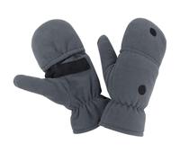 Result Men's Fingerless Gloves in Grey | Size: Large/XL Result Grey L/XL