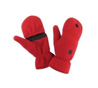 Result Men's Fingerless Gloves in Red | Size: Large/XL Result Red L/XL