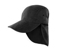 Result Men's Fold Up Legionnaire Hat in Black Result Black One Size