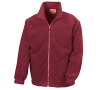 (XS, Burgundy) Result Mens Full Zip Active Fleece Anti Pilling Jacket
