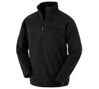 Result Mens Half Zip Neck GREY BLUE or BLACK Recycled Micro Fleece Top Jacket