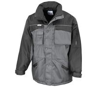 Result Men's Heavy Duty Coat in Grey | Size: 3XL Result Grey 3XL