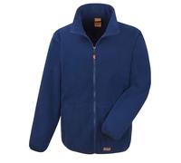 Result Men's Heavy Duty Fleece Jacket in Navy | Size: 4XL Result Navy 4XL