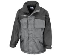 Result Men's Heavy Duty Jacket in Grey | Size: XL Result Grey XL