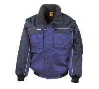 Result Men's Heavy Duty Jacket in Mid Blue | Size: Small Result Mid Blue S