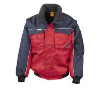 Result Men's Heavy Duty Jacket in Red | Size: Medium Result Red M