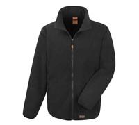 Result Men's Heavy Duty Microfleece Jacket in Black | Size: 5XL Result Black 5XL