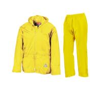 Result Men's Heavyweight Waterproof Jacket And Trouser Set Fluorescent Yellow X-Large