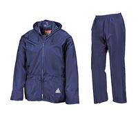 Result Men's Heavyweight Waterproof Jacket And Trouser Set Royal Blue XX-Large