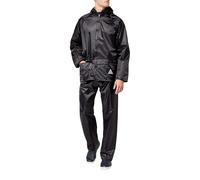 (M, Black) Result Mens Heavyweight Waterproof Rain Suit (Jacket & Trouser Suit)