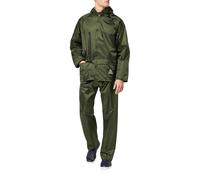 Result Men's Heavyweight Waterproof Rain Suit (Jacket & Trouser Suit) in Olive | Size: Medium Result Olive M