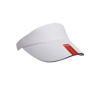 Result Men's Herringbone Sandwich Peak Visor Cap in Off-White Result Off-White One Size