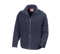 Result Men's High Grade Microfleece Horizon Showerproof Breathable Jacket in Navy | Size: Large Result Navy L