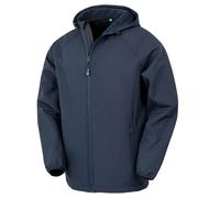 Result Men's Hooded 3 Layer Printable Soft Shell Jacket in Navy | Size: 4XL Result Navy 4XL