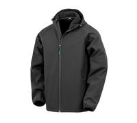 Result Mens Hooded 3 Layer Recycled Soft Shell Jacket RW9873