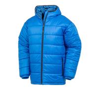 Result Men's Hooded Padded Parka in Blue | Size: Small Result Blue S