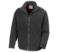 (S, Black) Result Mens Horizon High Grade Microfleece Jacket