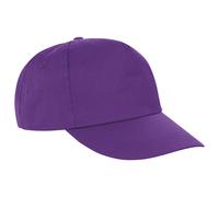 Result Men's Houston 5 Panel Cap in Purple Result Purple One Size