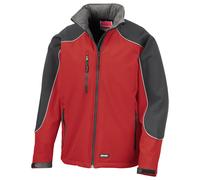 Result Men's Ice Fell Hooded Soft Shell Jacket in Red | Size: 2XL Result Red 2XL