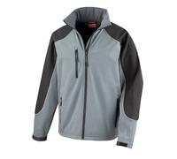 Result Men's Ice Fell Hooded Softshell Breathable Waterproof Jacket (345 GSM) in Grey | Size: XS Result Grey XS