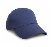 Result Men's Low Profile Heavy Brushed Cotton Baseball Cap in Navy Result Navy One Size