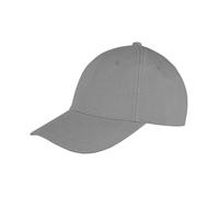 Result Men's Memphis Brushed Cotton Cap in Mid Grey Result Mid Grey One Size