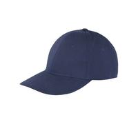 Result Men's Memphis Brushed Cotton Low Profile Cap in Navy Result Navy One Size