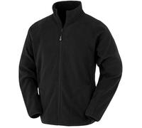 Result Men's Microfleece Jacket in Black | Size: Small Result Black S