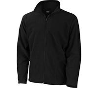 (XL, Black) Result Core Mens Micron Anti Pill Fleece Jacket
