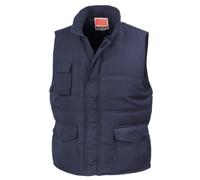 Result Mens Mid-Weight Bodywarmer Showerproof Windproof Jacket (4XL) (Navy Blue)