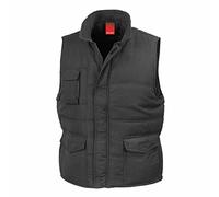 Result Mens Mid-Weight Bodywarmer Showerproof Windproof Jacket (S) (Black)