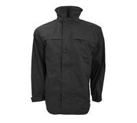 (2XL, Black/Grey) Result Mens Mid-Weight Multi-Function Waterproof Windproof Jacket
